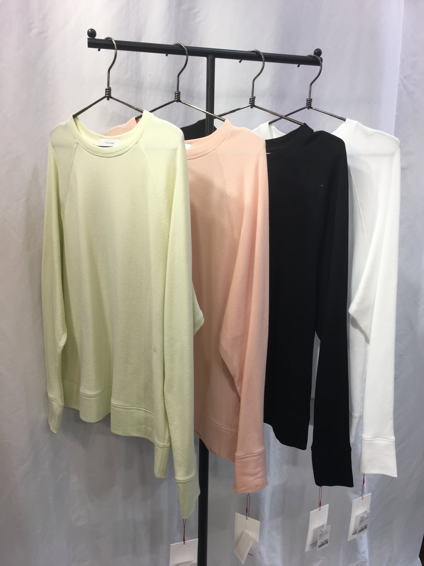 ☆PASSIONE スウェットライクラグランカットソー