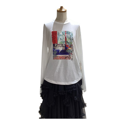 ◎【再入荷】Eimee Law  アートプリントシアースラブロンT