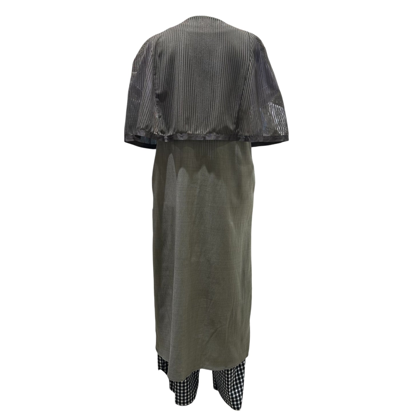 ◎メッシュレイヤードロングジレ