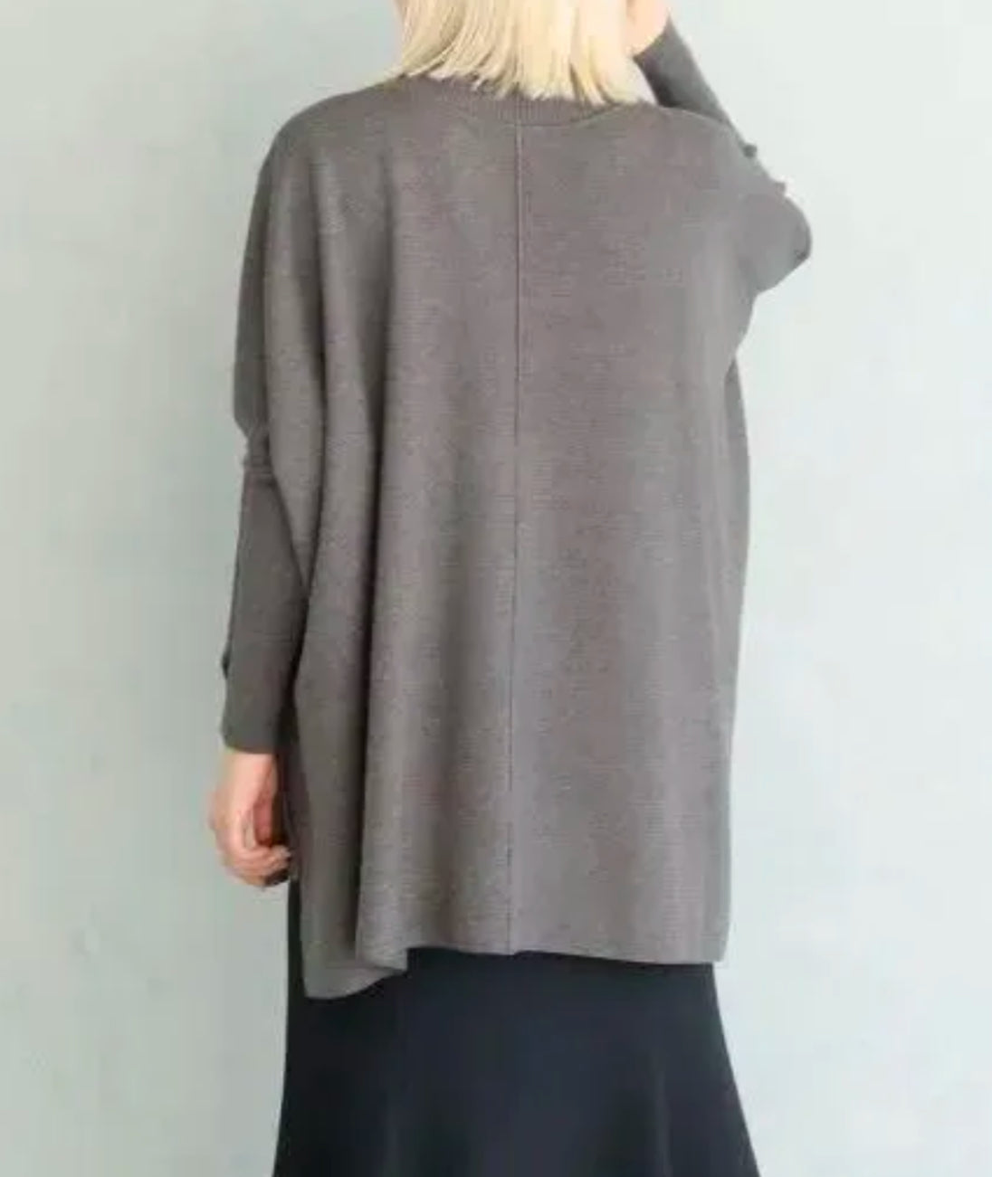 vingtrois 抗菌ポンチョニット