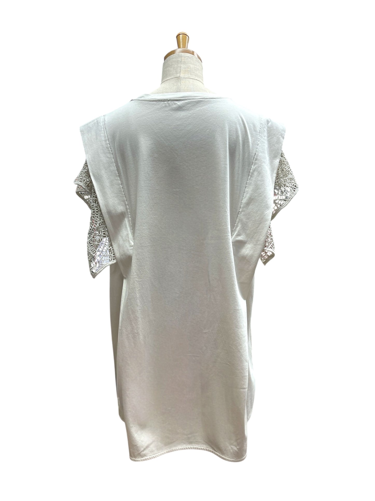 EGLANTINE 袖レースカットソー