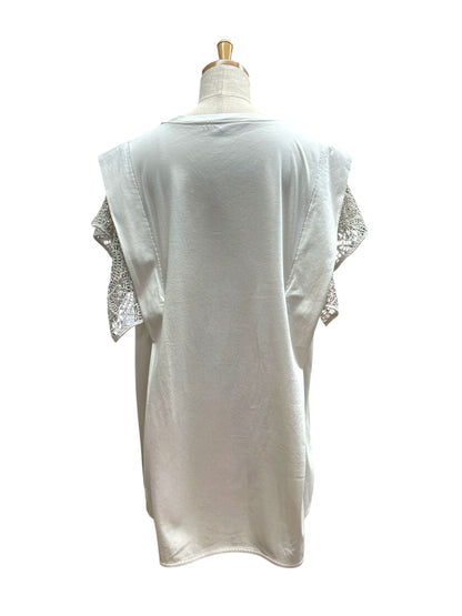 EGLANTINE 袖レースカットソー