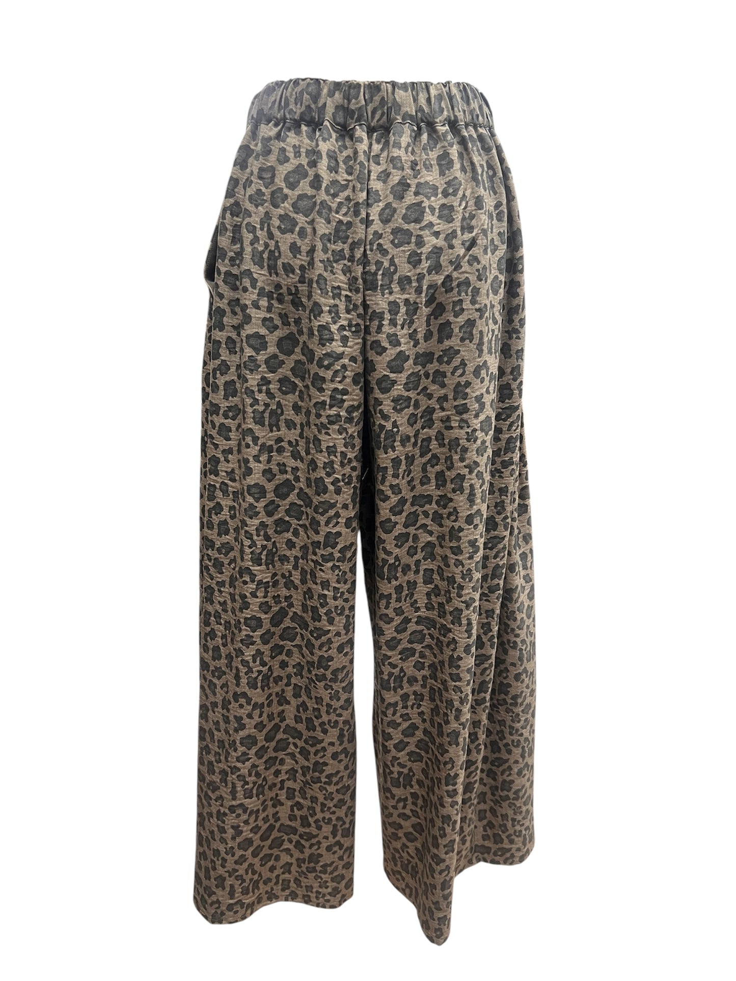 CYNICAL レオパードワイドパンツ
