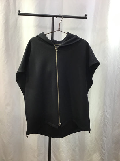 ☆CLOCHE ポンチ半袖フードベスト