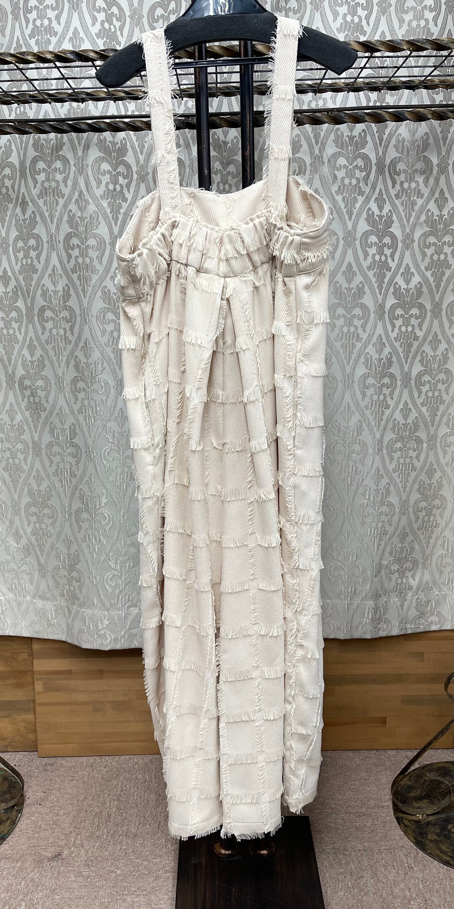 DOS DIOSAS格子ワイドサロペット