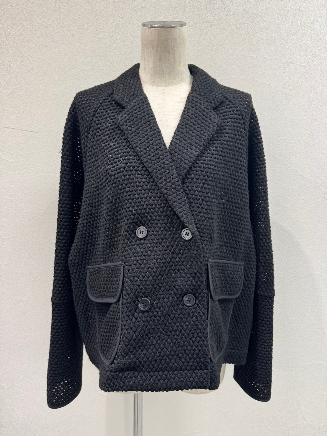 ⭐︎【予約商品】CYAN BIGワッフルトリミングドルマンJK  即日決済10%クーポン還元🎁