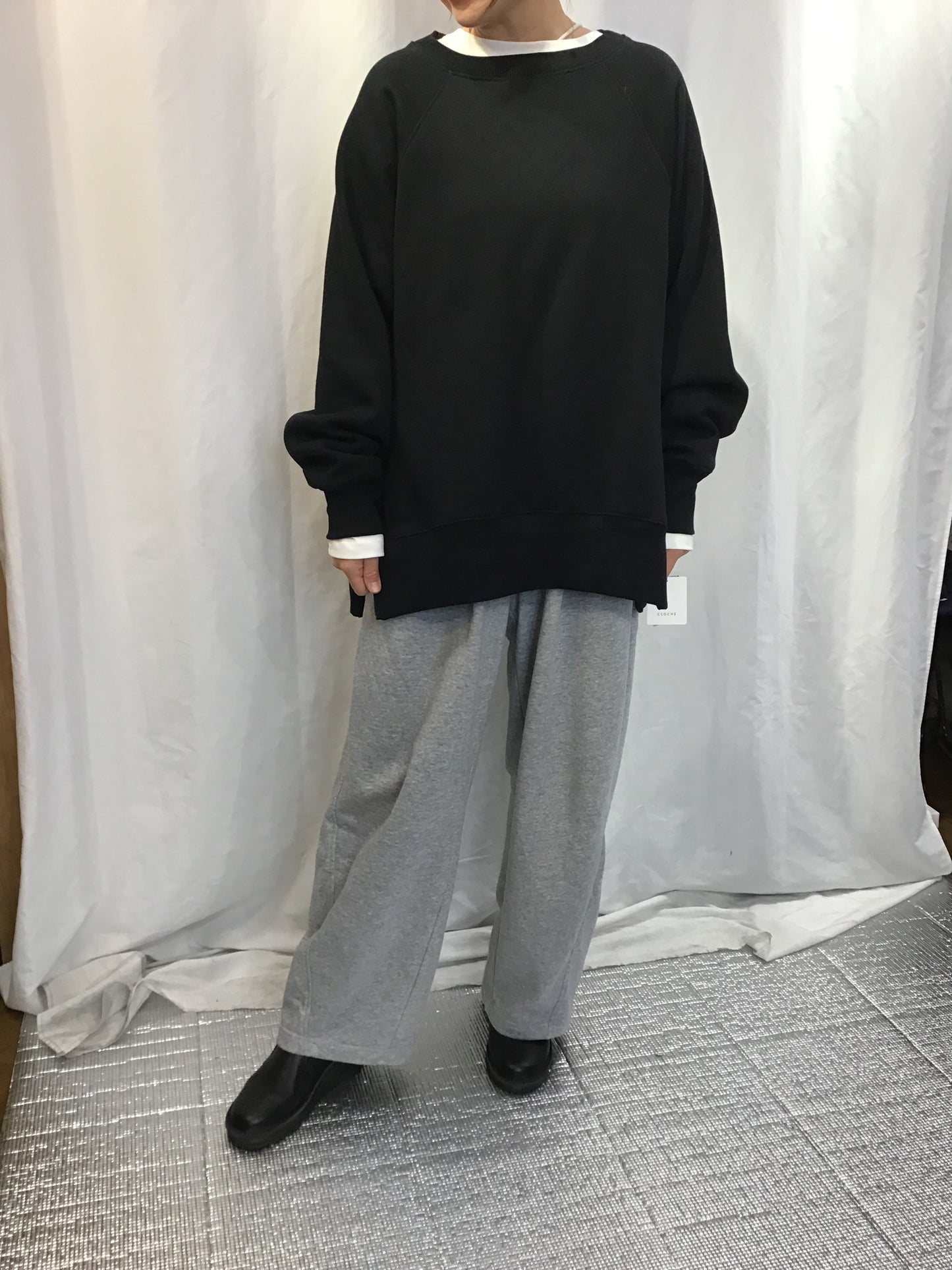 ☆CLOCHE サイドジップスウェット