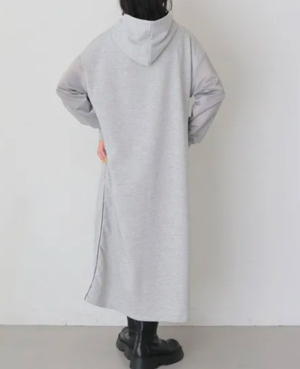 vingtrois 異素材ドッキングパーカーOP