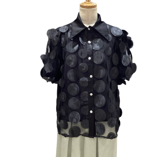 ◎バルーンスリーブチュールBL