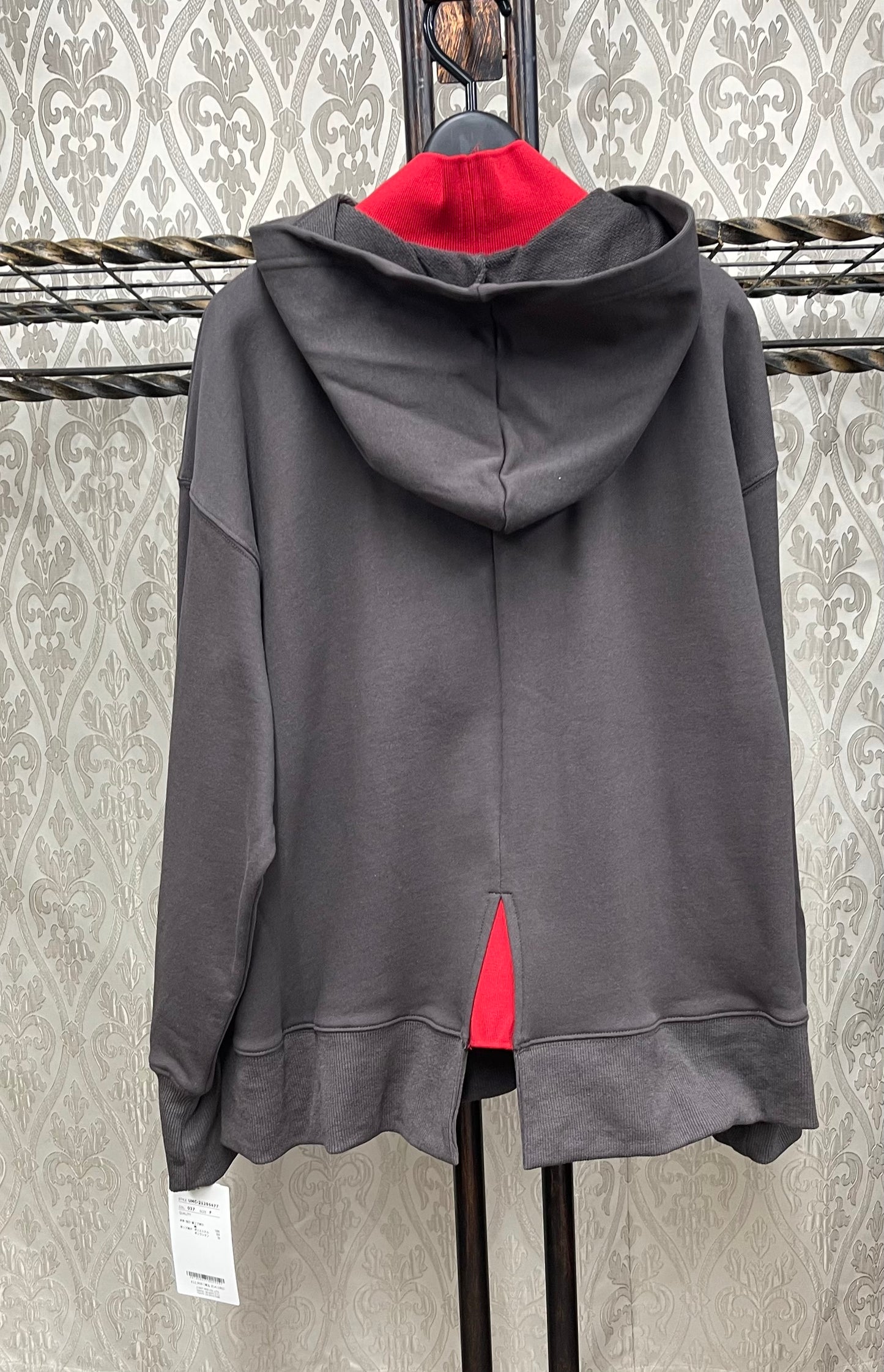 C'EST MOI裏毛配色パーカー