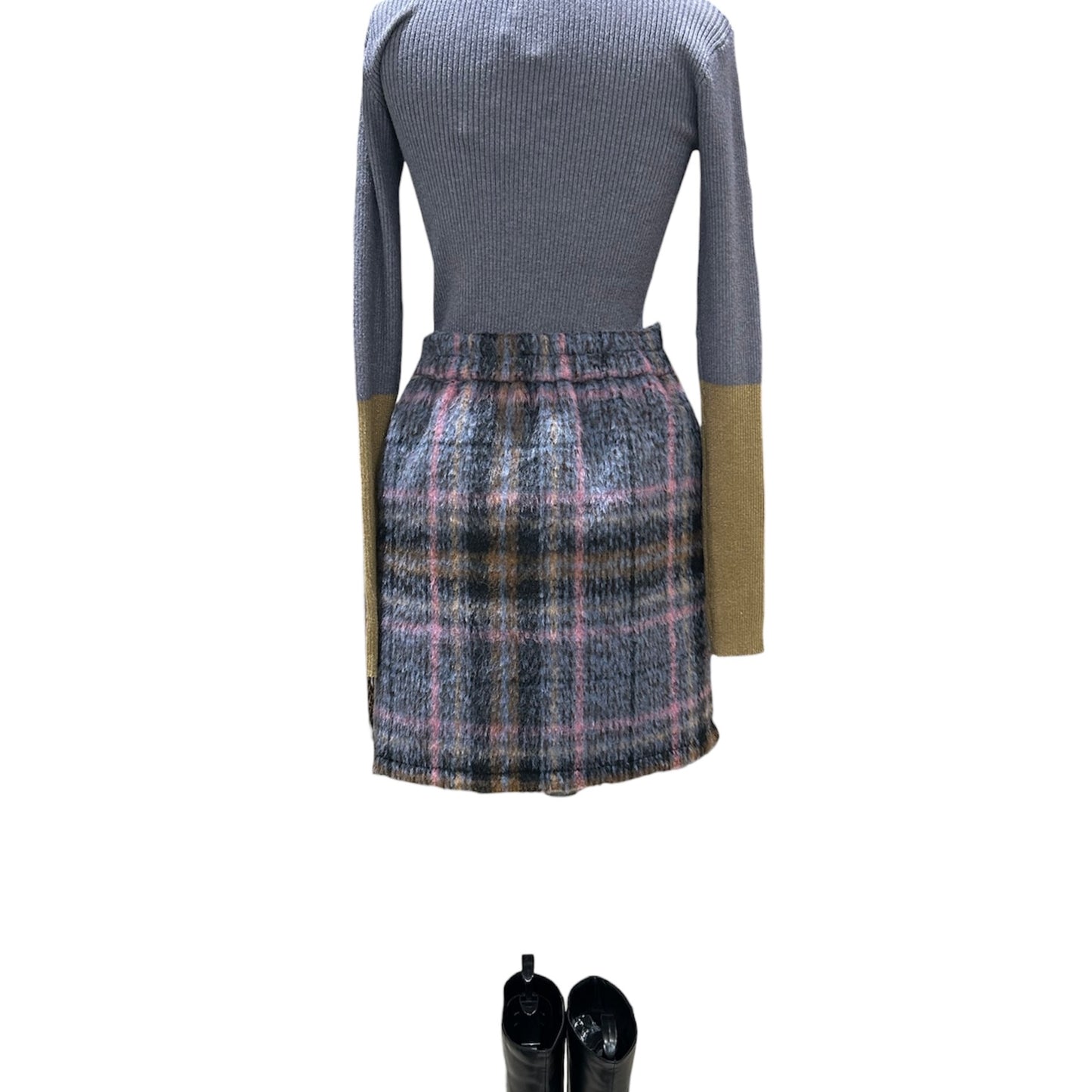 ◎シャギーチェックミニSK