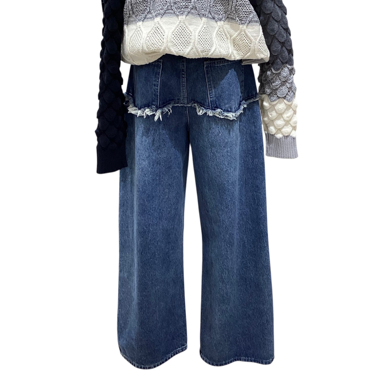 ◎Eimee Law ストリングダメージヨーク切替デニムPT