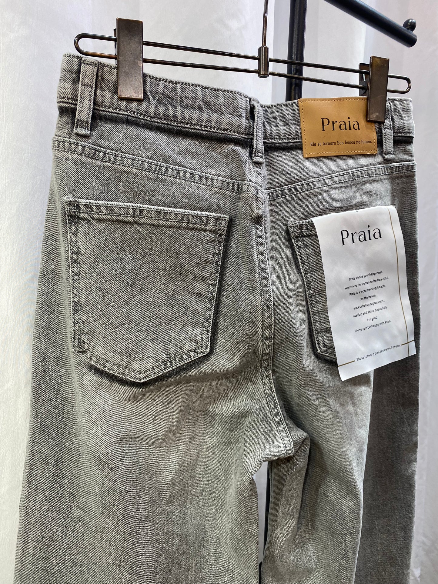 ☆Praiaワイドデニム