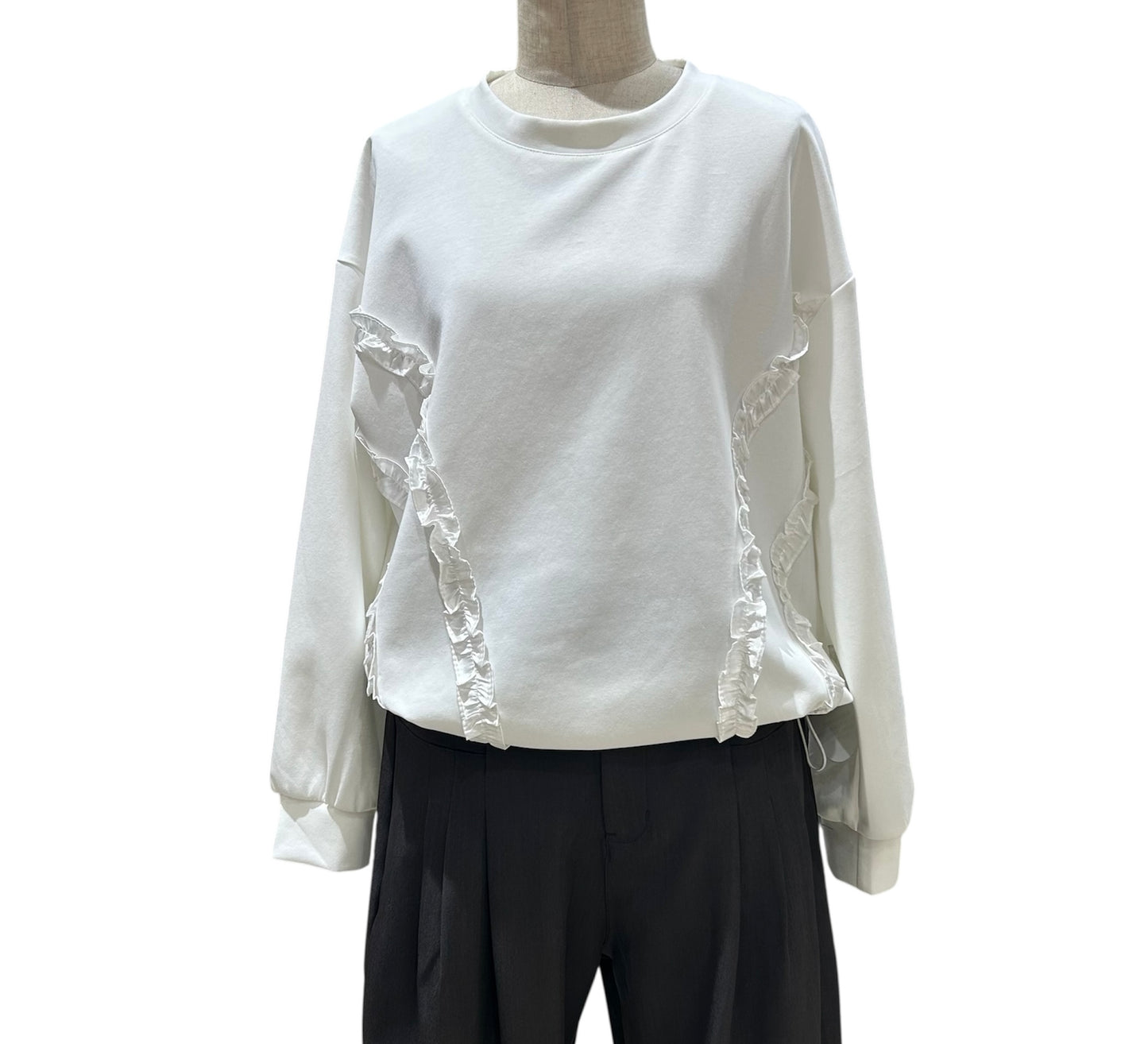 ◎【再入荷】フリルラインTOPS