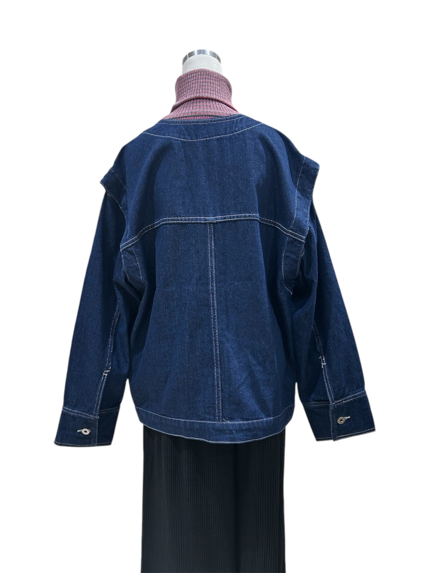 ◎2WAY袖取り外しデニムJK