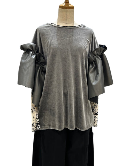 ◎柄ショートTOPS