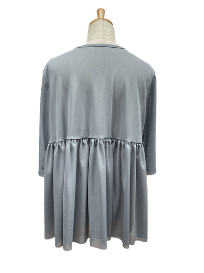 ATELIER SIX カラーワイドメッシュギャザーPO