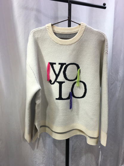 ☆C'ESTMOIJEUカラーフリンジロゴPO