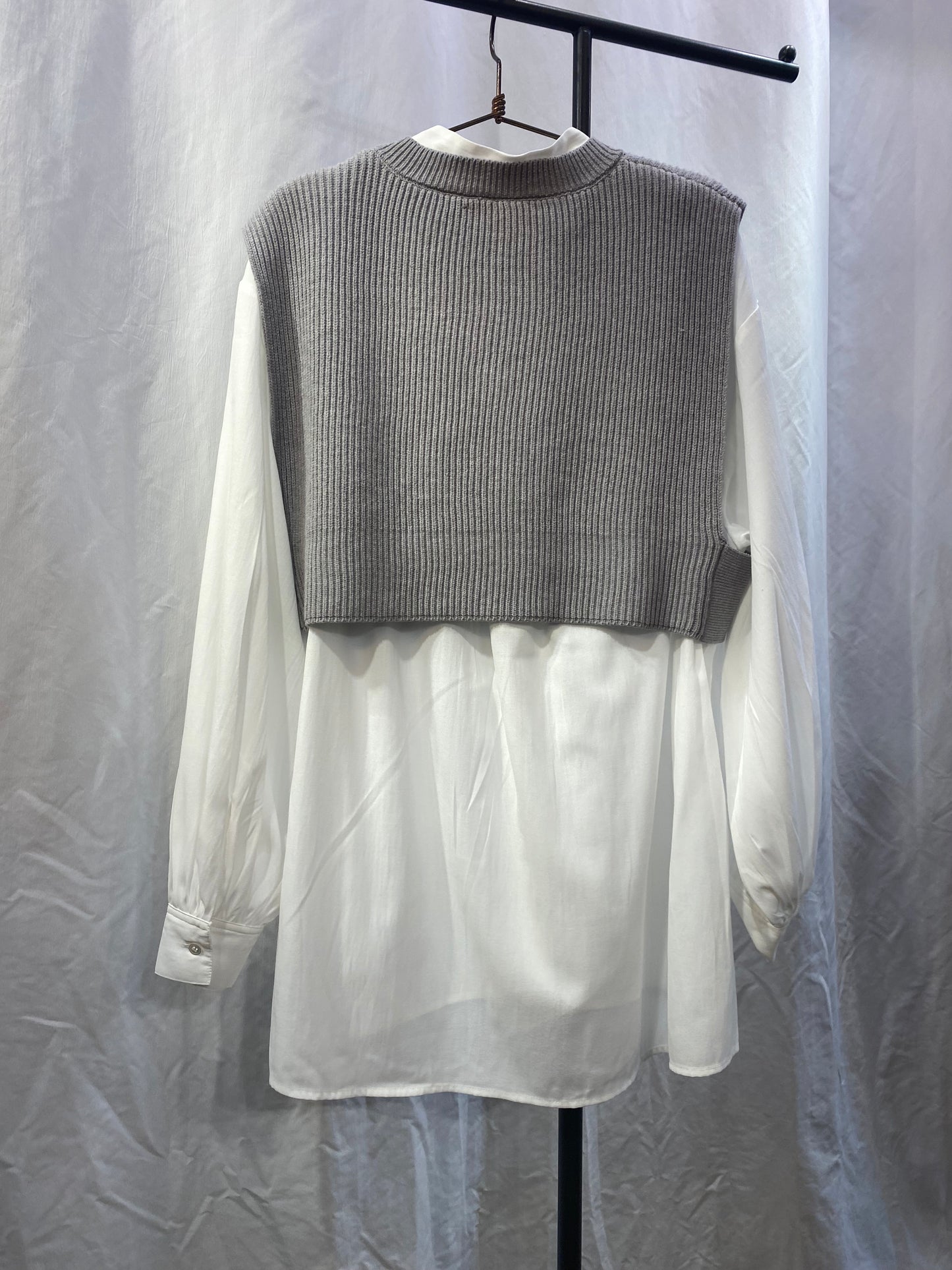 SALE☆CLOCHEベスト付きブラウス