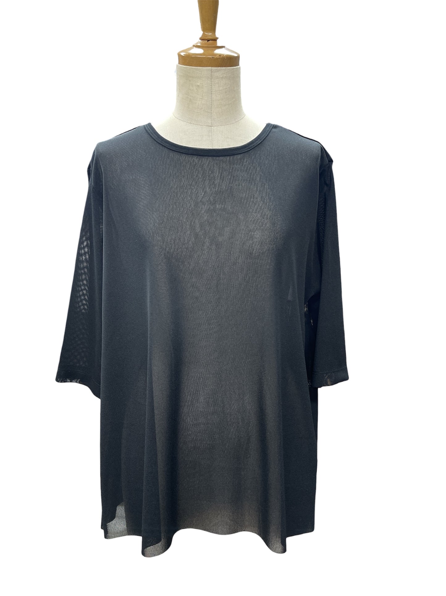 ATELIER SIX カラーワイドメッシュギャザーPO