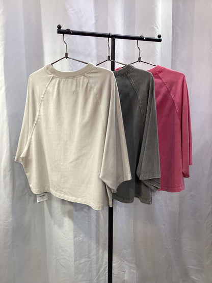 ☆PASSIONEピグメント加工ラグランT