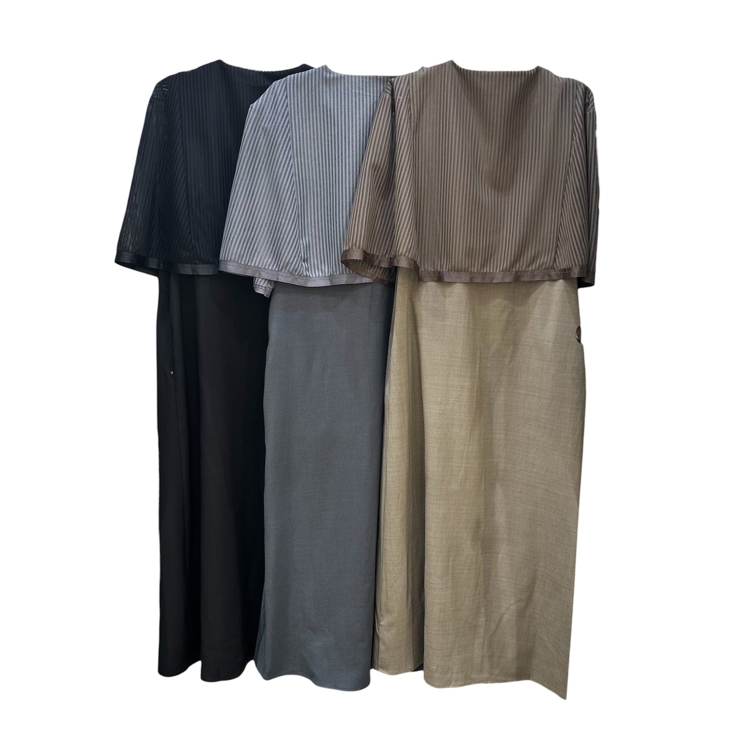 ◎メッシュレイヤードロングジレ