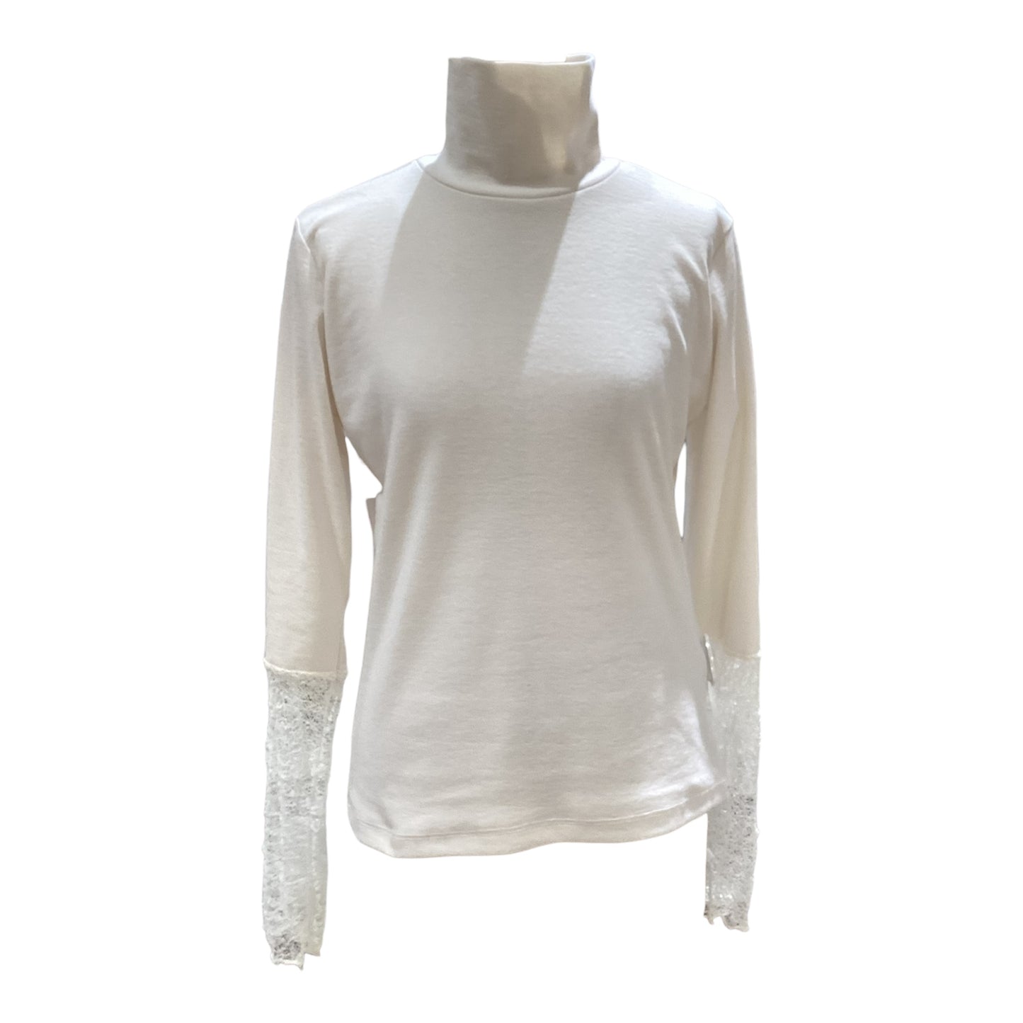 ◎ハイネック袖レース切替PO