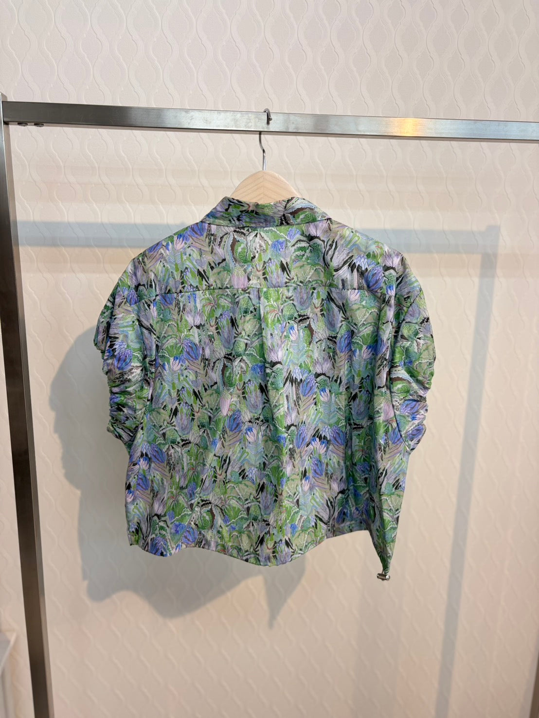 EGLANTINE コットンプリントブラウス