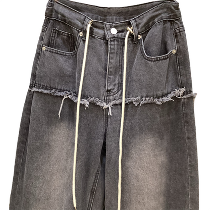 ◎Eimee Law ストリングダメージヨーク切替デニムPT