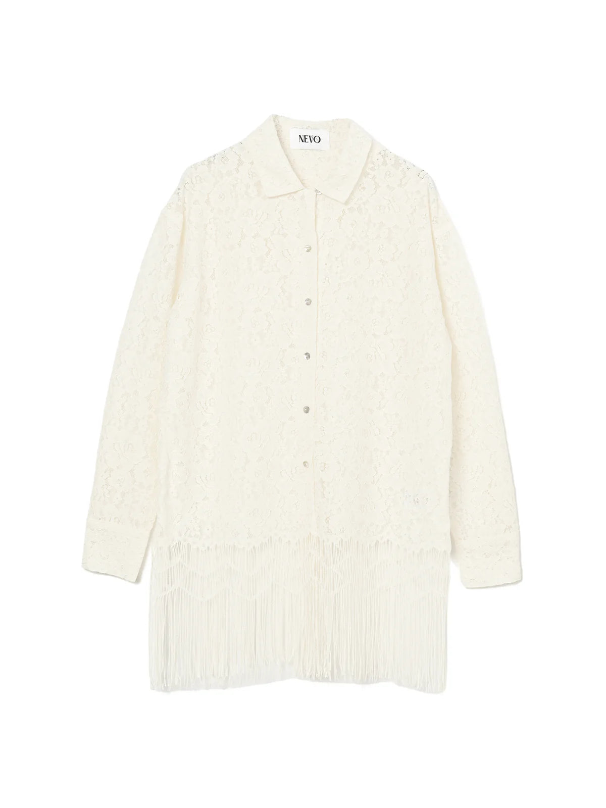 NEVO フリンジレースシャツ