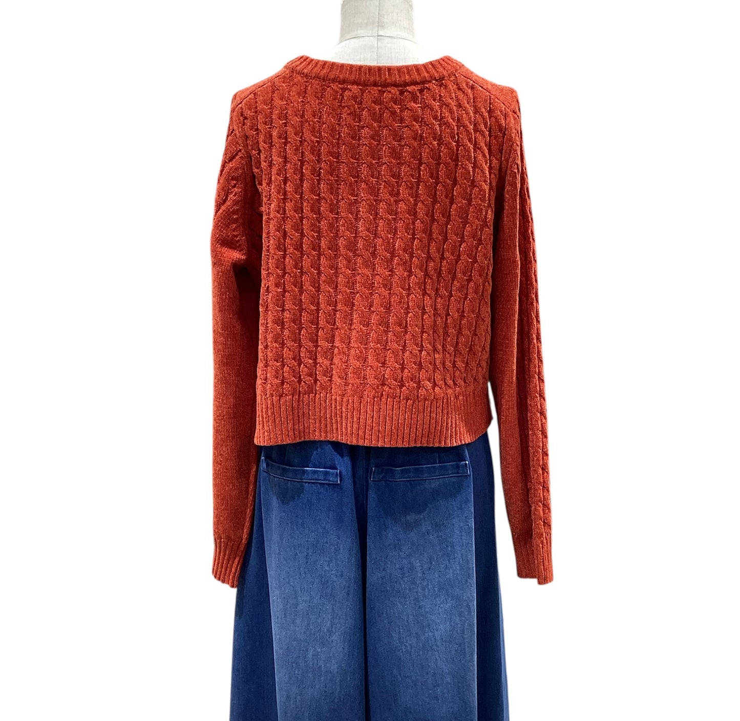 ◎Eimee Law MIXケーブルモールニットカーデ