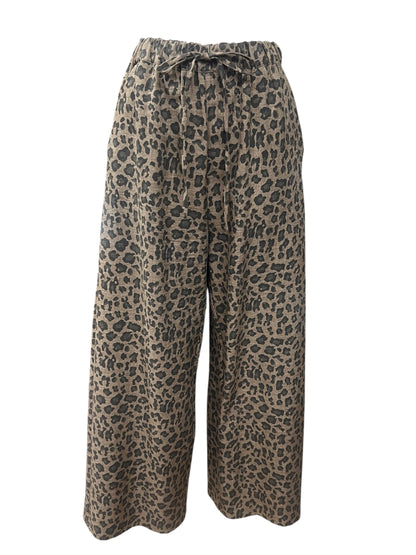 CYNICAL レオパードワイドパンツ