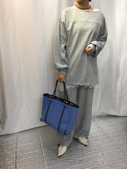 ☆度結天竺ボートネックロンT