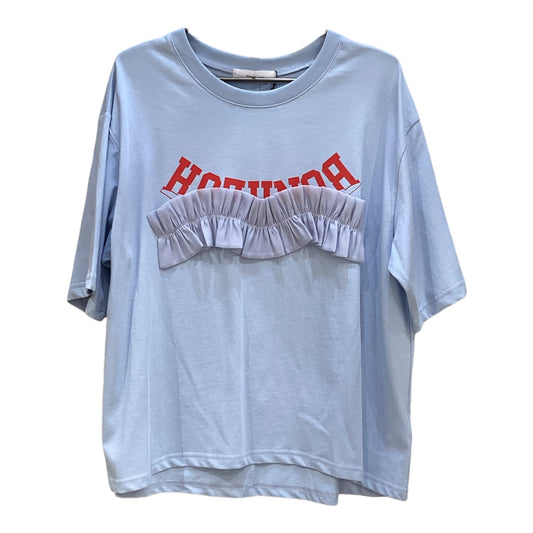 ◎Eimee Law ウェーブフリルロゴプリントT