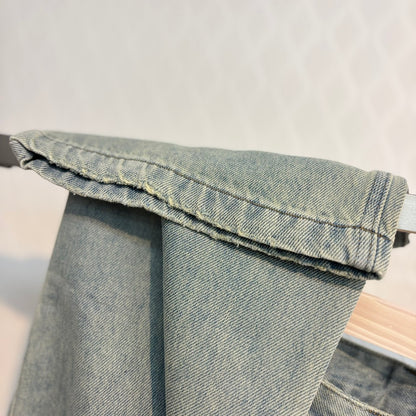 EGLANTINE デニムワイドタックパンツ
