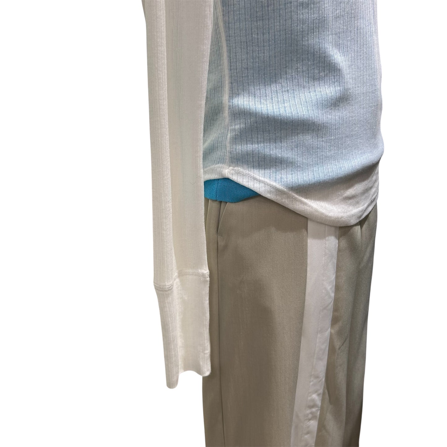 ◎無地シアーフーディーロンT