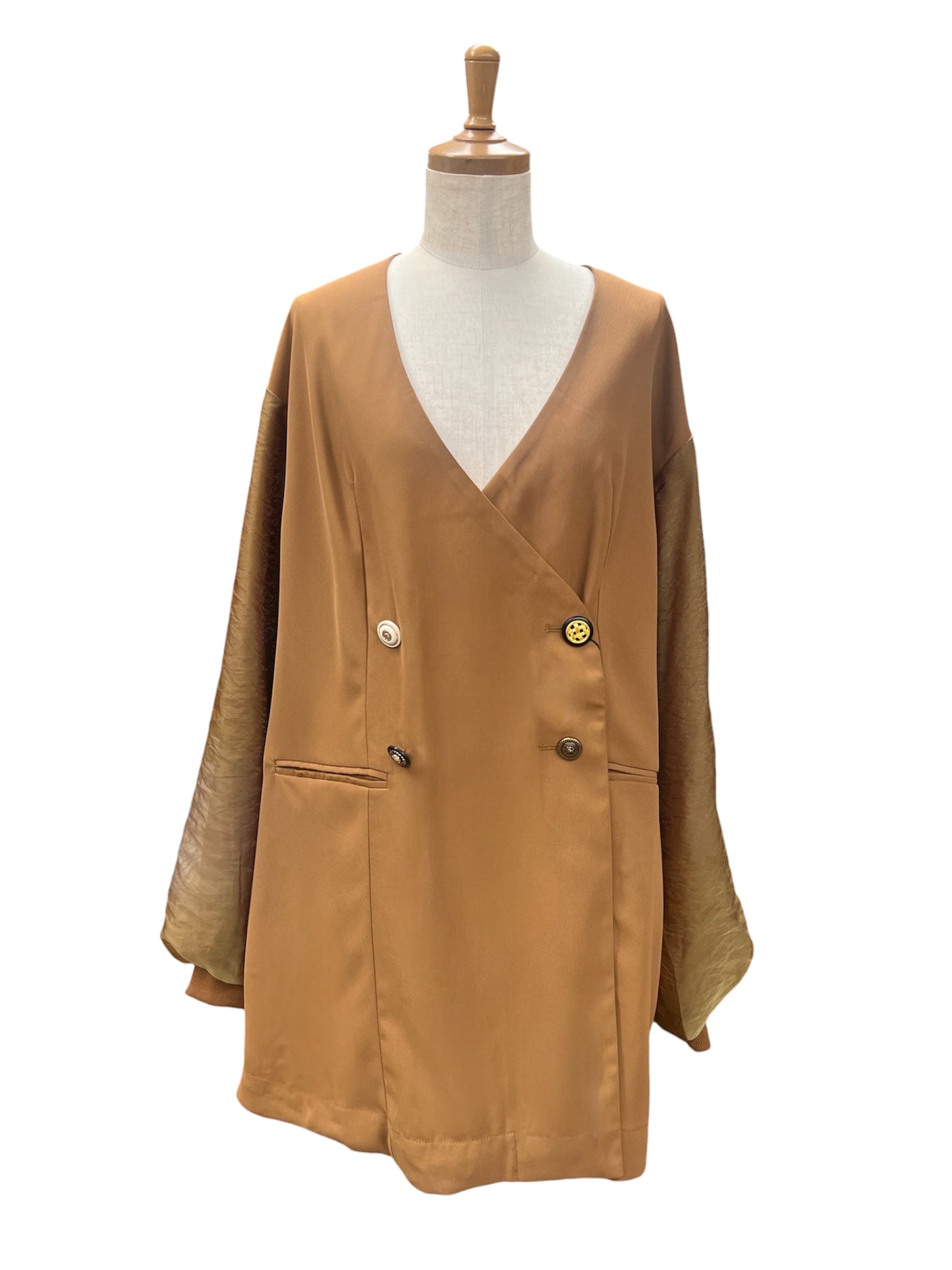 バルーンスリーブダブルジャケット