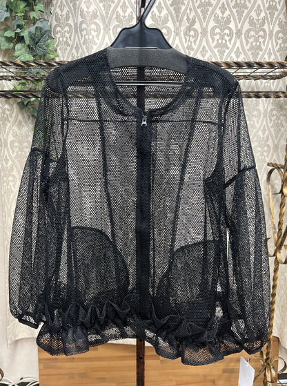 メッシュブルゾン