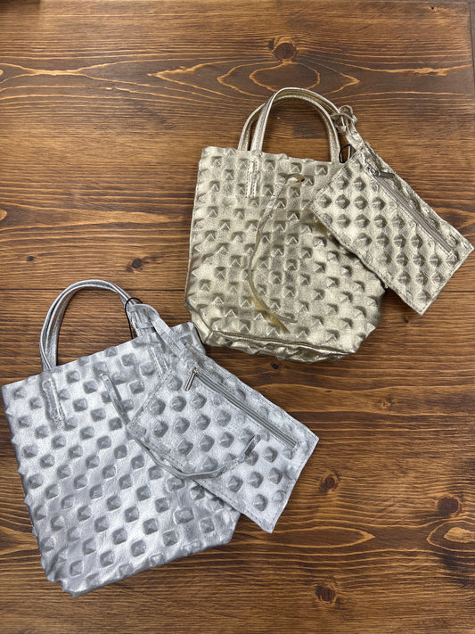 ☆MILLELA FIRENZE
エンボス加工ミニトート