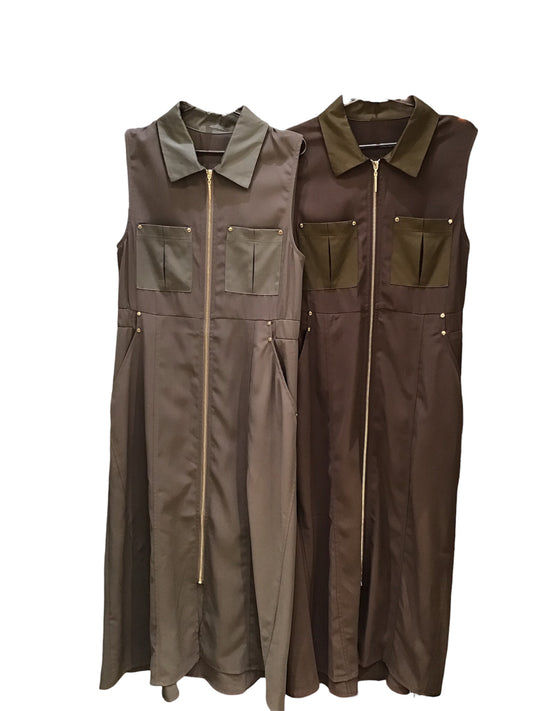 ◎バックシャンロングジレOP