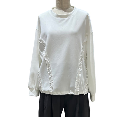 ◎【再入荷】フリルラインTOPS