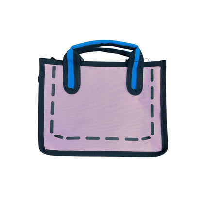 だまし絵ステッチキャンバスBAG