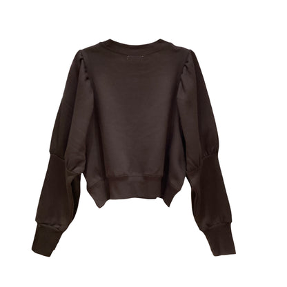 ◎裏起毛ロゴptパフ袖PO