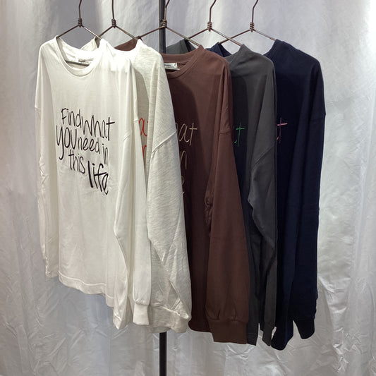 ☆刺繍ロゴロンT