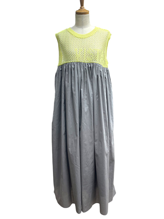 C'EST MOIJEU メッシュ切替ワンピース