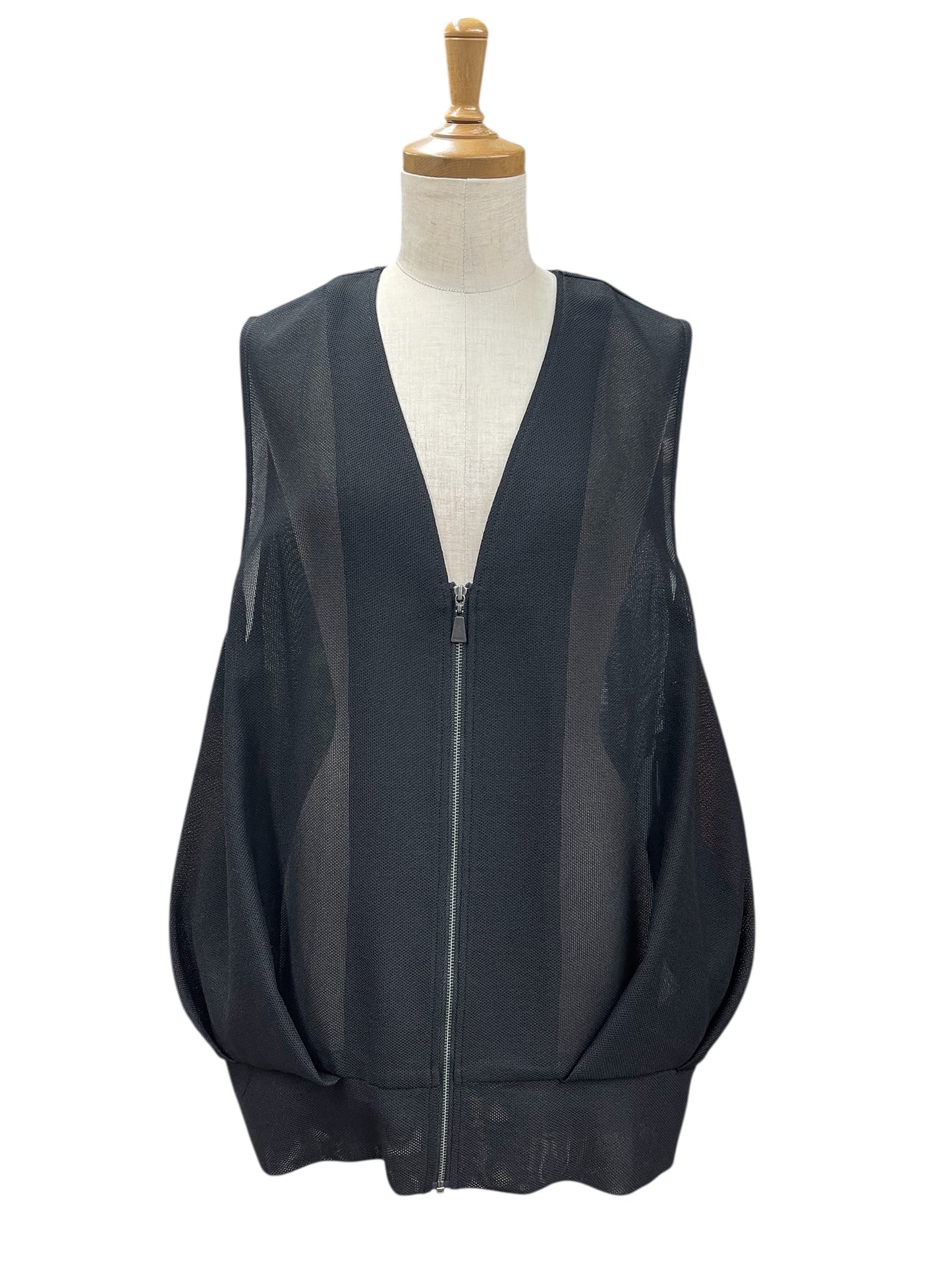 BLUE FRONCE ジップアップメッシュベスト