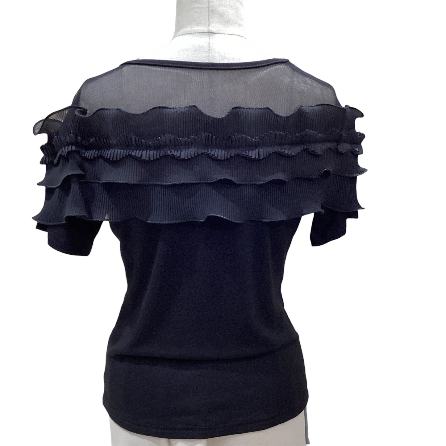 ◎【再入荷】シアーフリル付T