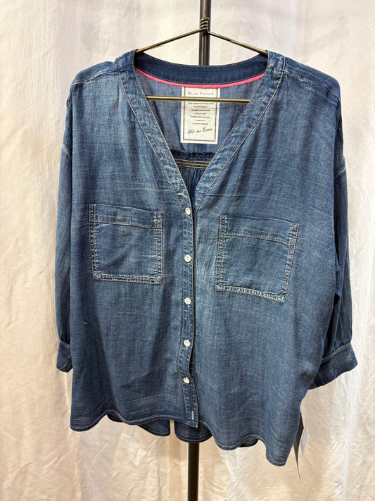 ☆BLUE FRONCEシアーデニムシャツ