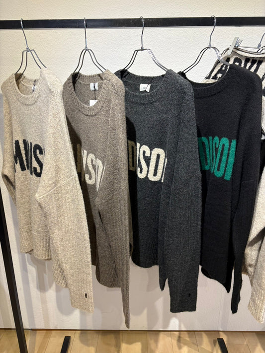 予約☆Siro　ロゴホイップヤーンニット【即日決済で次から使える10％還元クーポンもらえます】