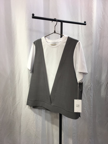 ☆CYAN レイヤーライクコンビTOPS